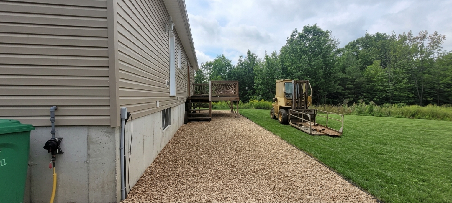 Yard work in Chatsworth Township