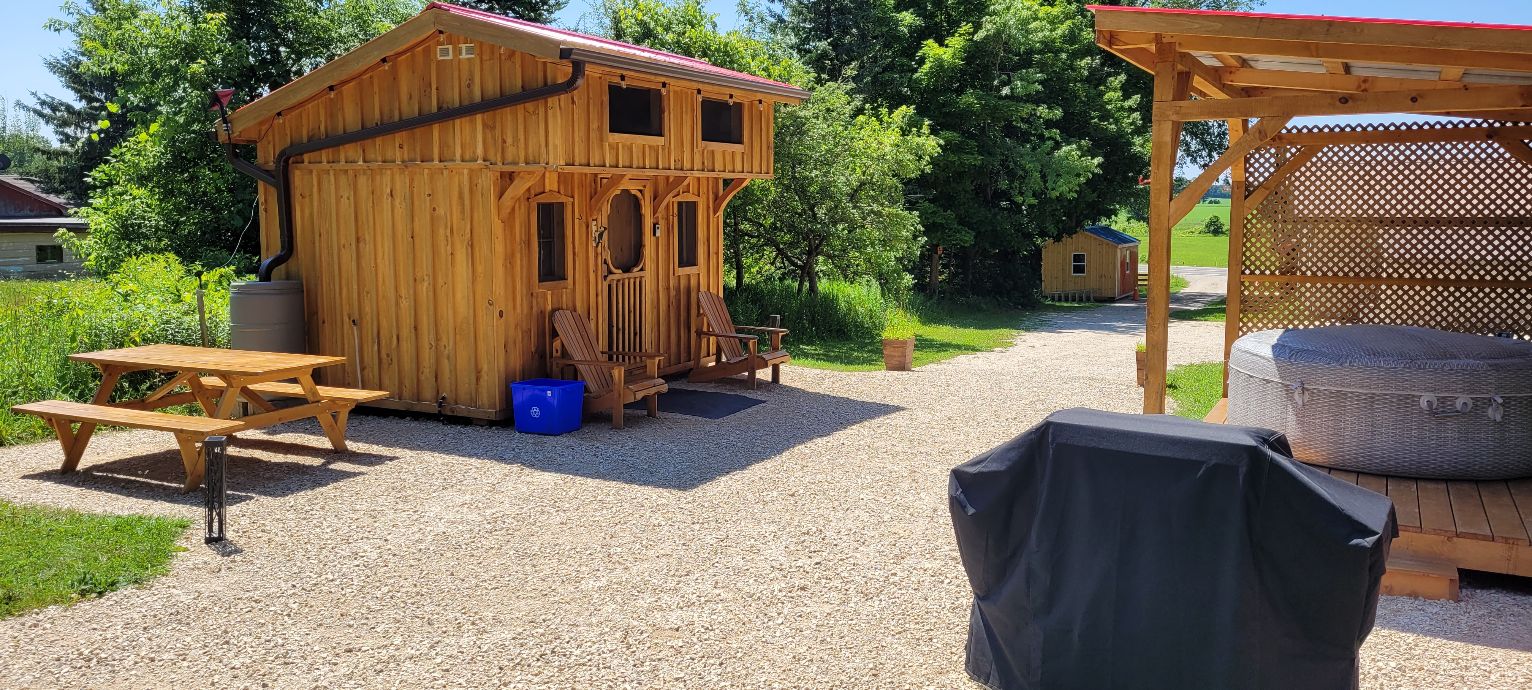 Yard clean-up in Grey County Ontario
