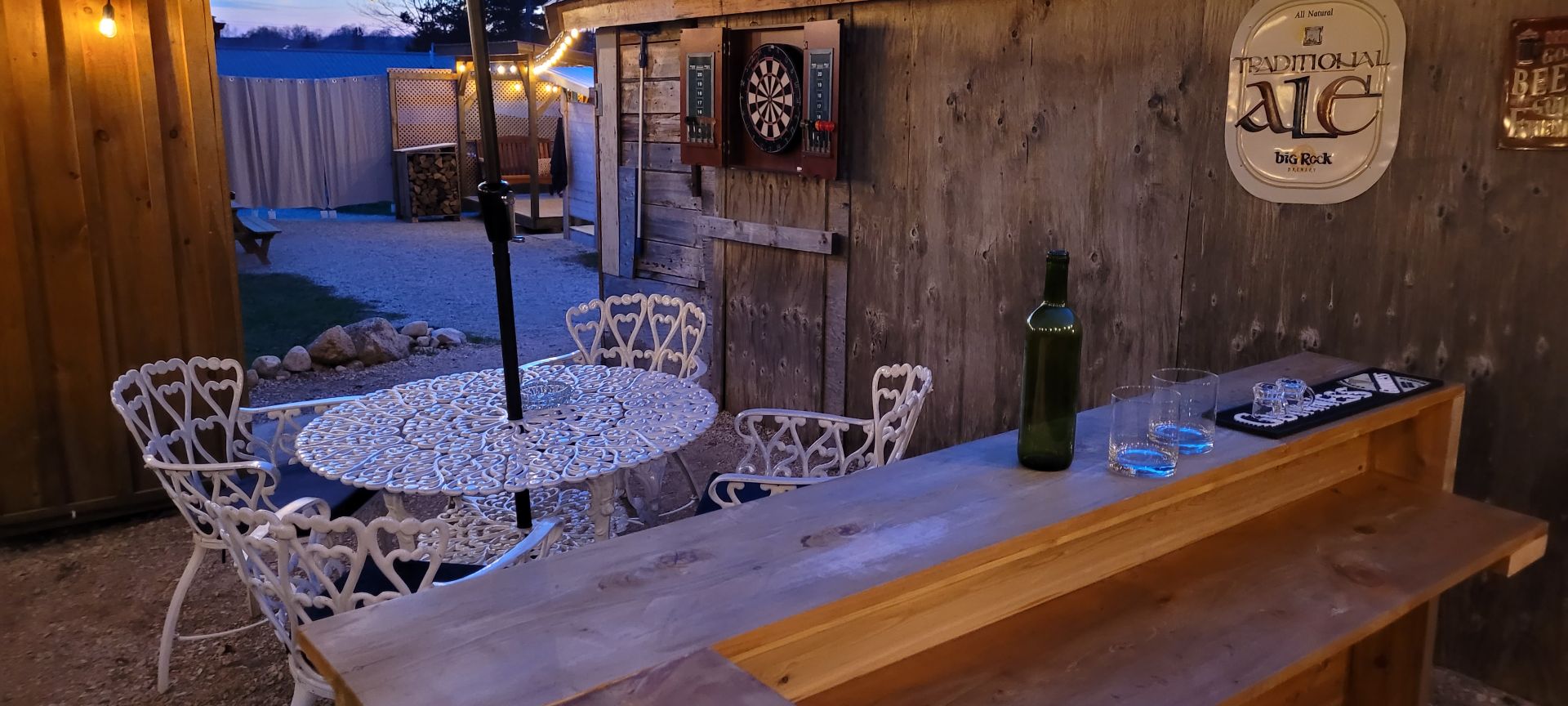 Evening ambiance at cabin near Southampton and Port Elgin